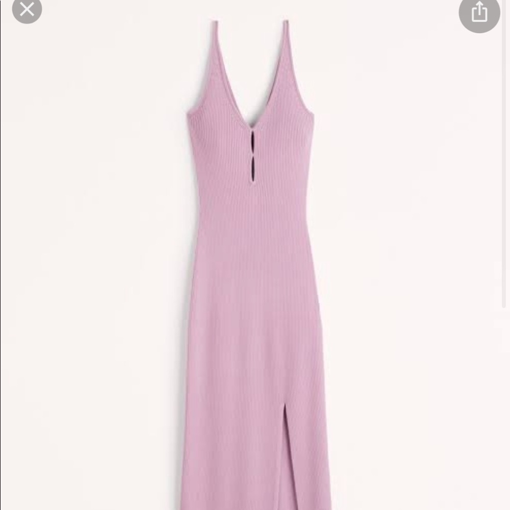 NWOT Elevated Knit Keyhole Midi Dress